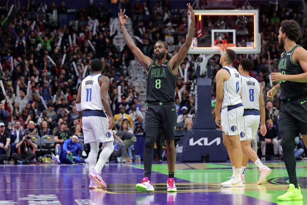 dallas mavericks vs new orleans pelicans match player stats
