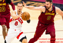 Cleveland cavaliers vs toronto raptors match player stats