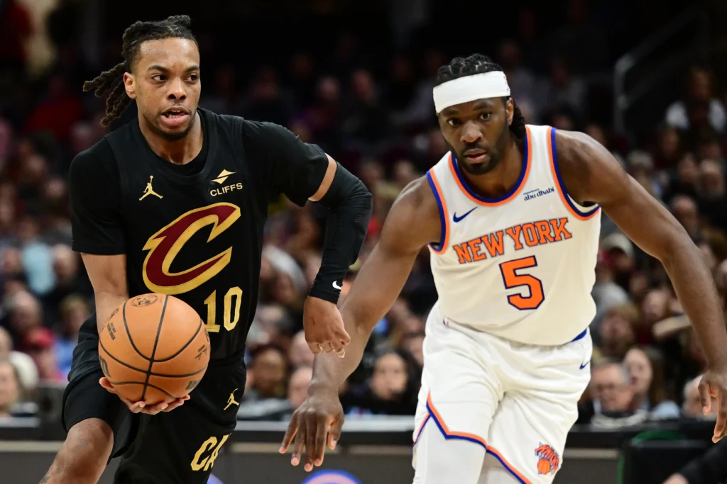 Knicks vs cleveland cavaliers match player stats