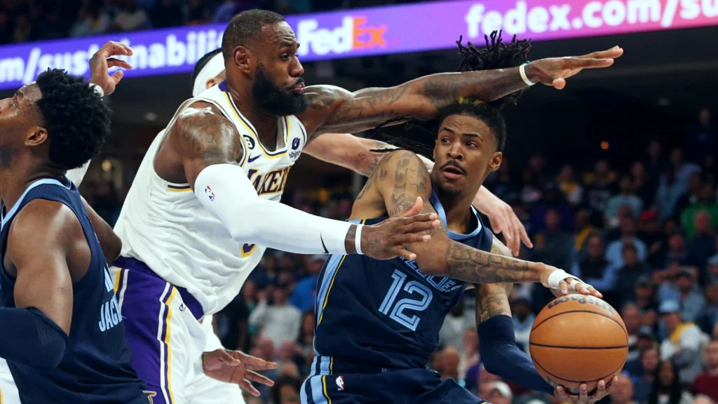 Memphis grizzlies vs lakers stats