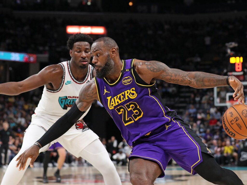 Memphis grizzlies vs lakers stats