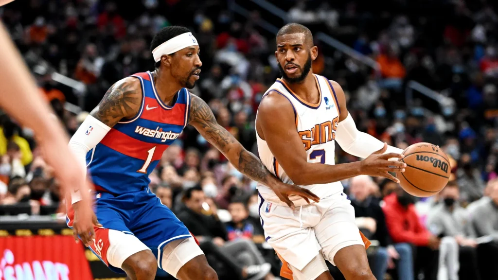Washington wizards vs phoenix suns match player stats