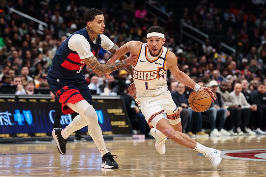 Washington wizards vs phoenix suns match player stats
