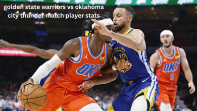 golden state warriors vs oklahoma city thunder match player stats