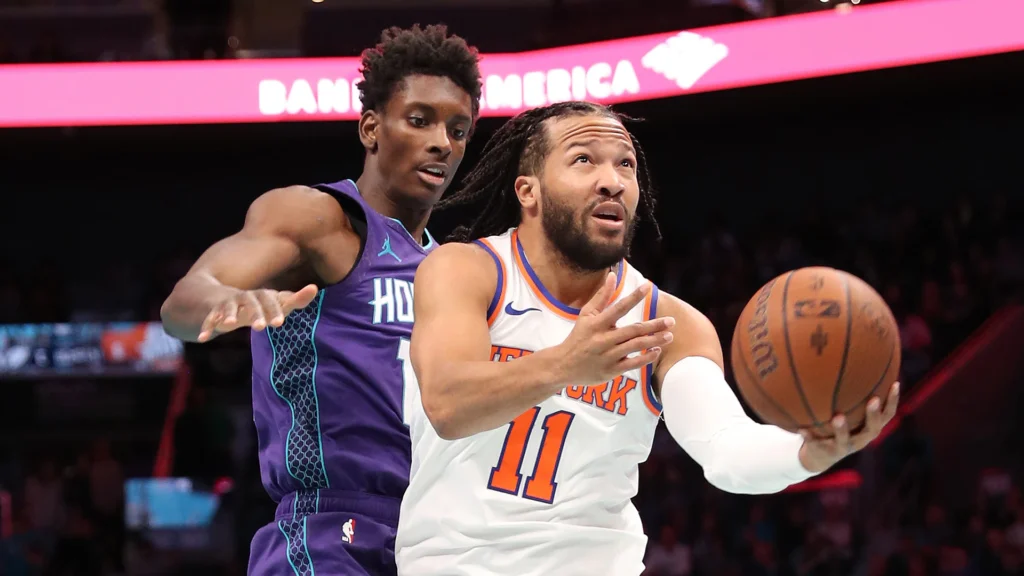 knicks vs charlotte hornets match player stats