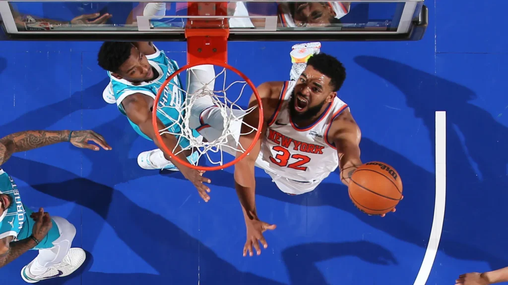 knicks vs charlotte hornets match player stats