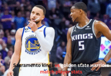 Sacramento kings vs golden state warriors match player stats