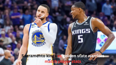 Sacramento kings vs golden state warriors match player stats