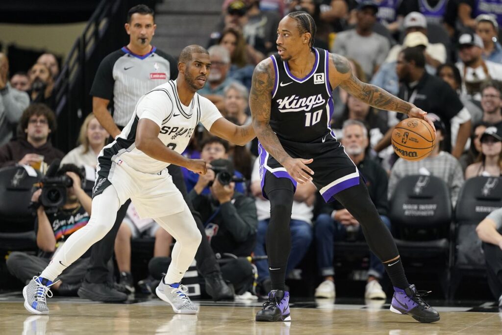 san antonio spurs vs sacramento kings match player stats